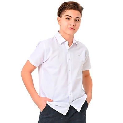 Рубашка школьная для мальчика Cegisa 4911 белая 1